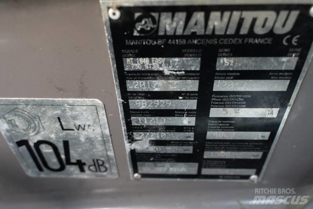 Manitou MT 1840 伸縮臂操作車