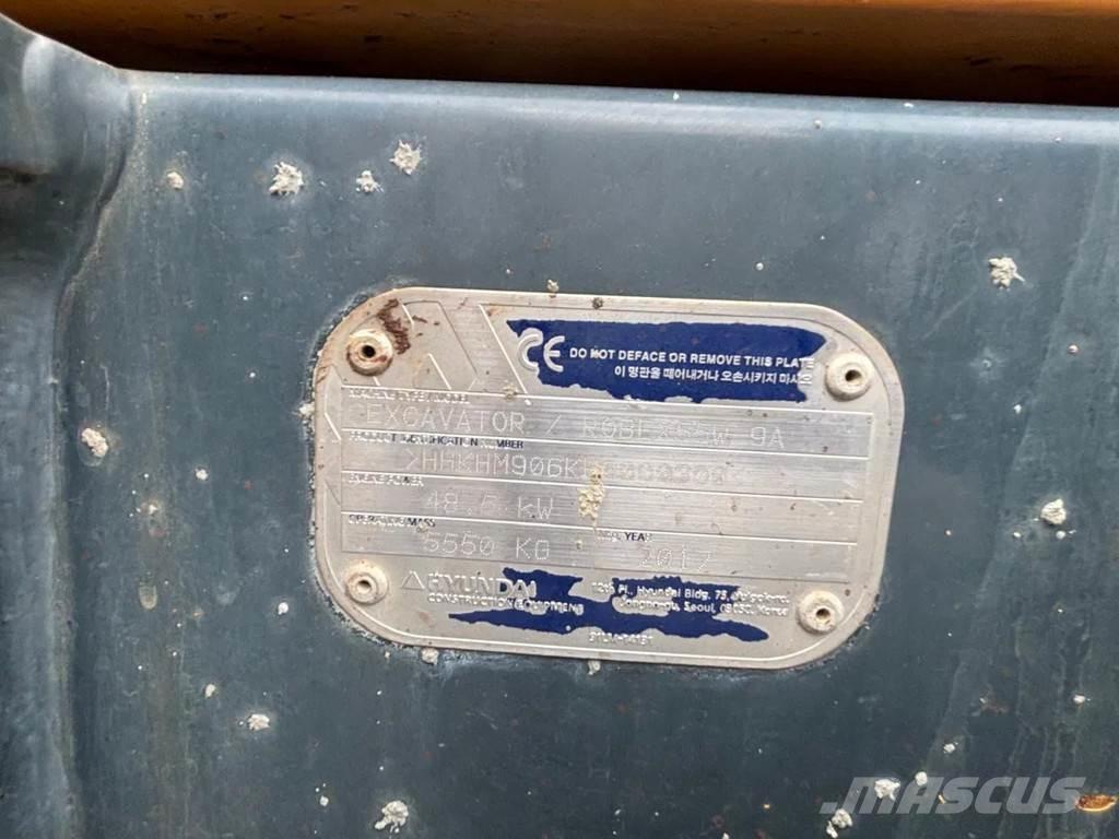 Hyundai R55W-9A 旋轉式挖土機/掘鑿機/挖掘機