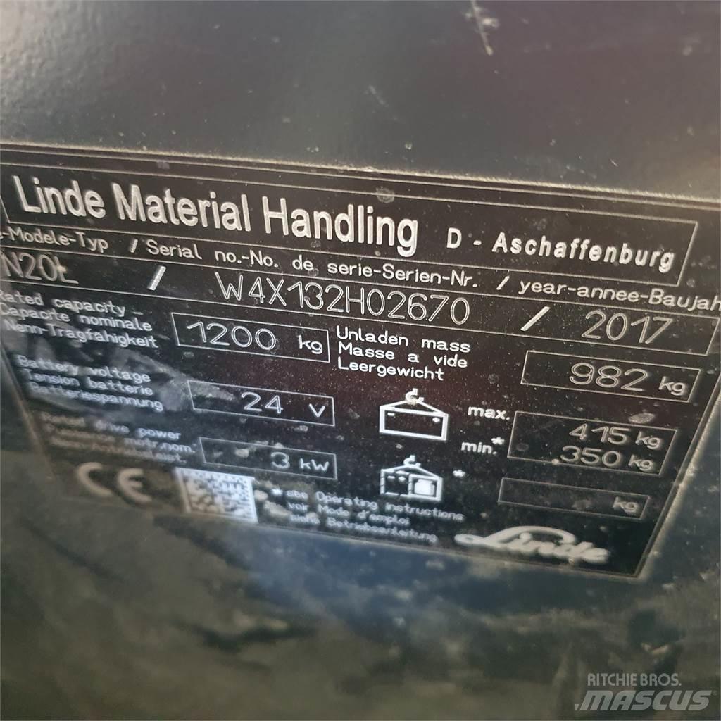 Linde N20L kurz 中端式裝載機