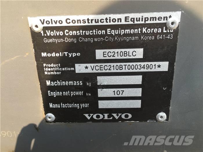 Volvo EC 210 B LC 履帶式 挖土機/掘鑿機/挖掘機