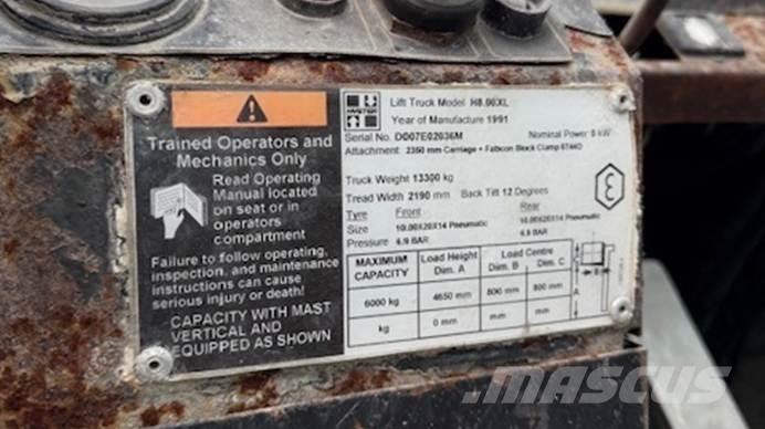 Hyster H 8.00 XL 5 自走式堆積機