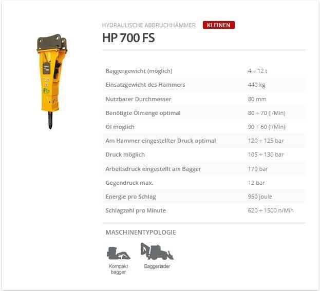 Indeco HP 700 FS 鐵鎚/碎石機