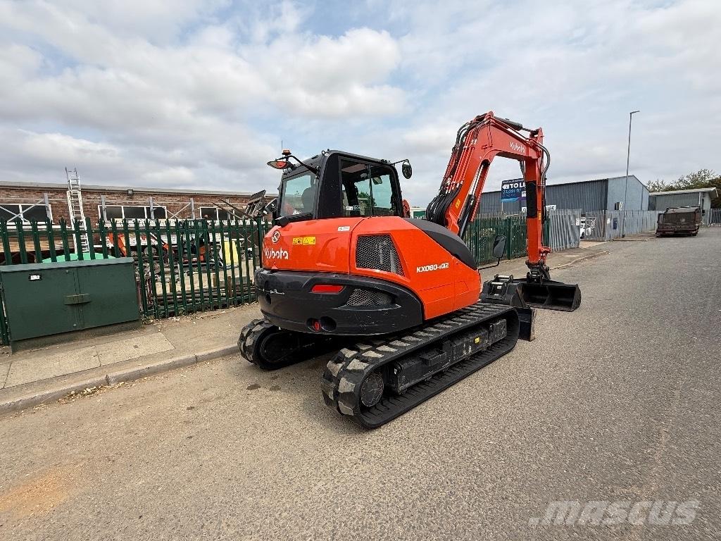 Kubota KX 080-4 中型挖土機/掘鑿機/挖掘機 7t-12t