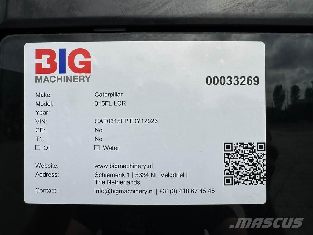 CAT 315F LCR 履帶式 挖土機/掘鑿機/挖掘機