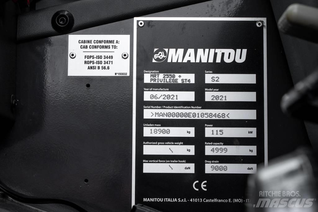 Manitou MRT 2550+ 伸縮臂操作車
