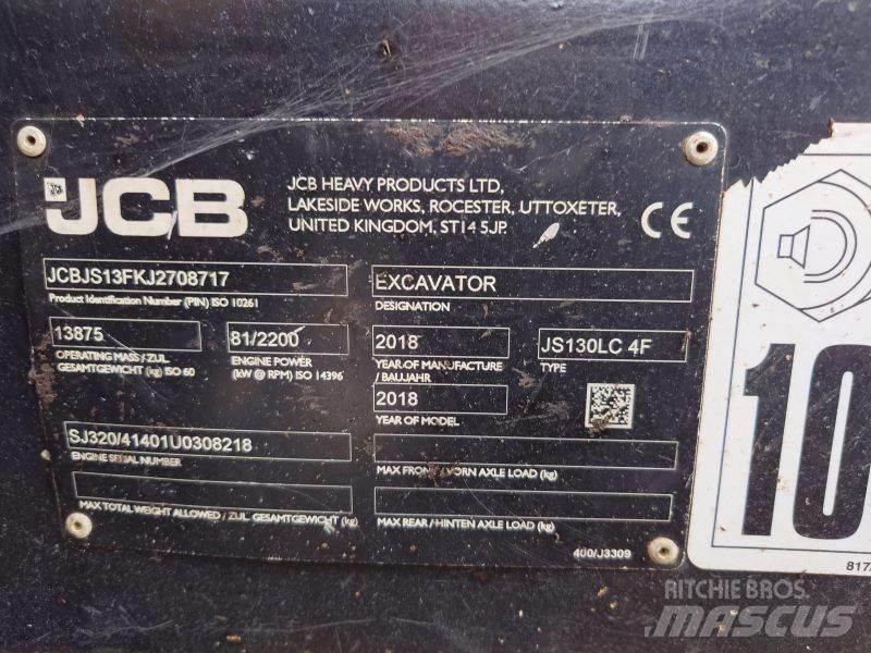 JCB JS 130 LC 履帶式 挖土機/掘鑿機/挖掘機