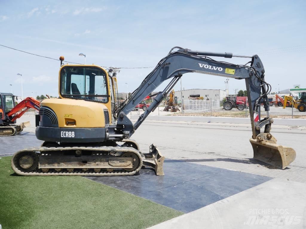 Volvo ECR 88 中型挖土機/掘鑿機/挖掘機 7t-12t