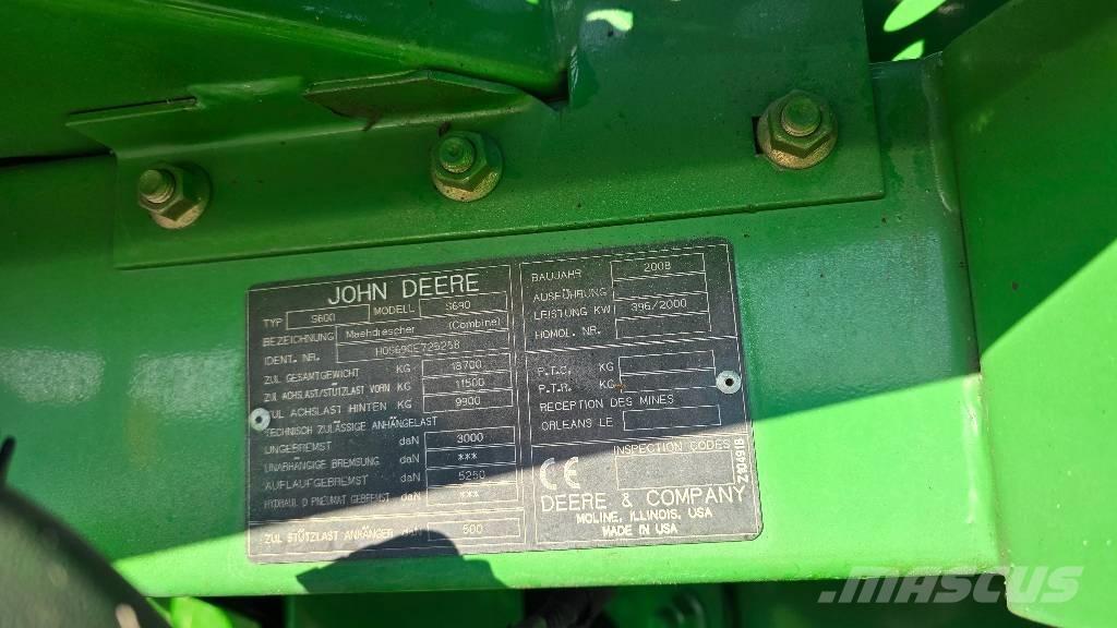 John Deere S 690 i 聯合收穫機