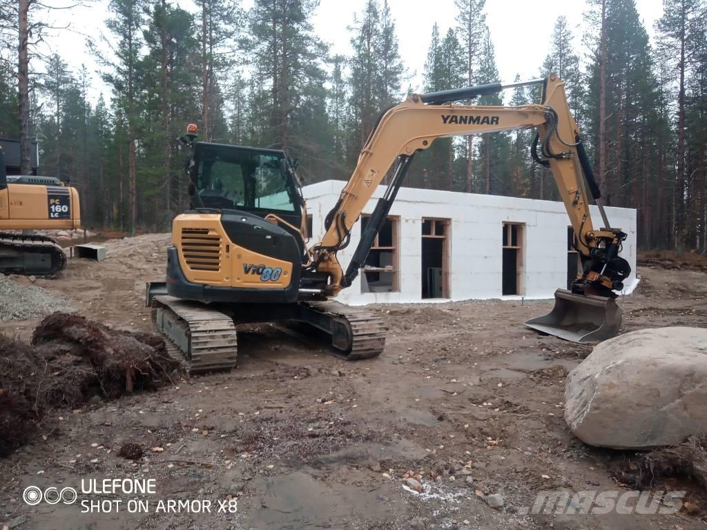 Yanmar Vio 80-1A 中型挖土機/掘鑿機/挖掘機 7t-12t