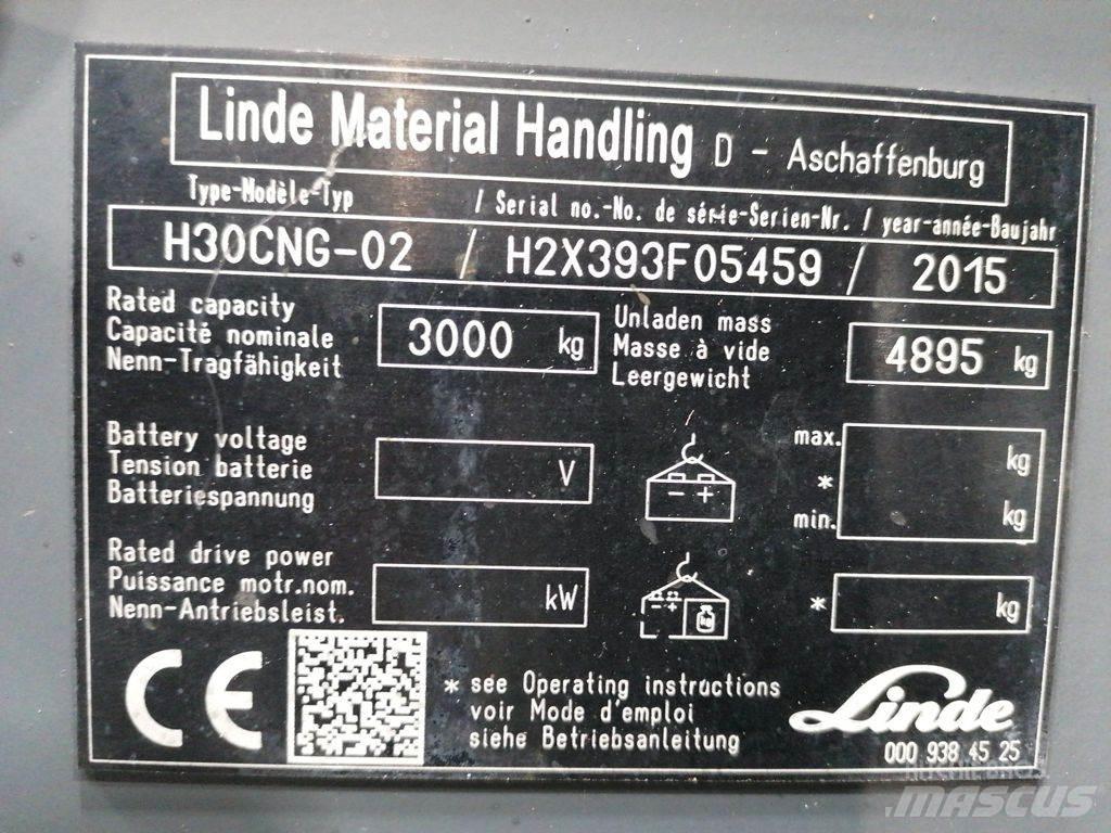 Linde H30T-02 液化石油氣LPG卡車