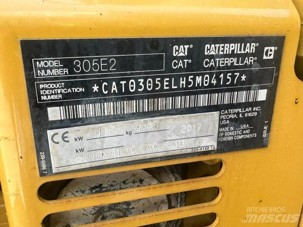 CAT 305 E CR 小型挖土機/掘鑿機<7t(小型挖掘機)