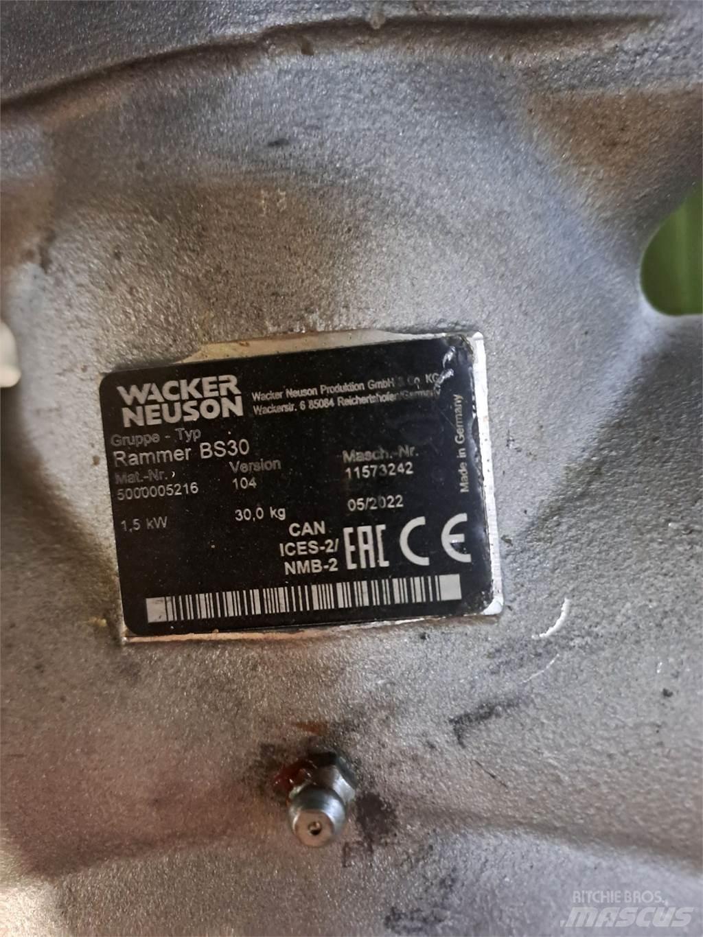 Wacker Neuson BS30 砸道機/夯實機