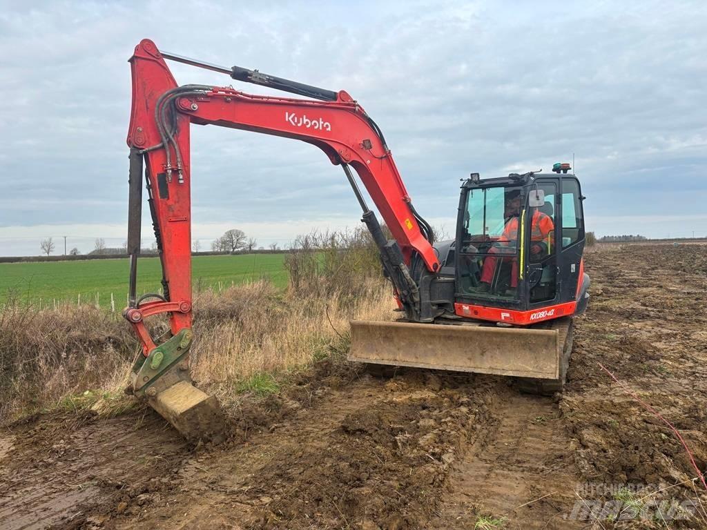 Kubota KX 80-4 中型挖土機/掘鑿機/挖掘機 7t-12t