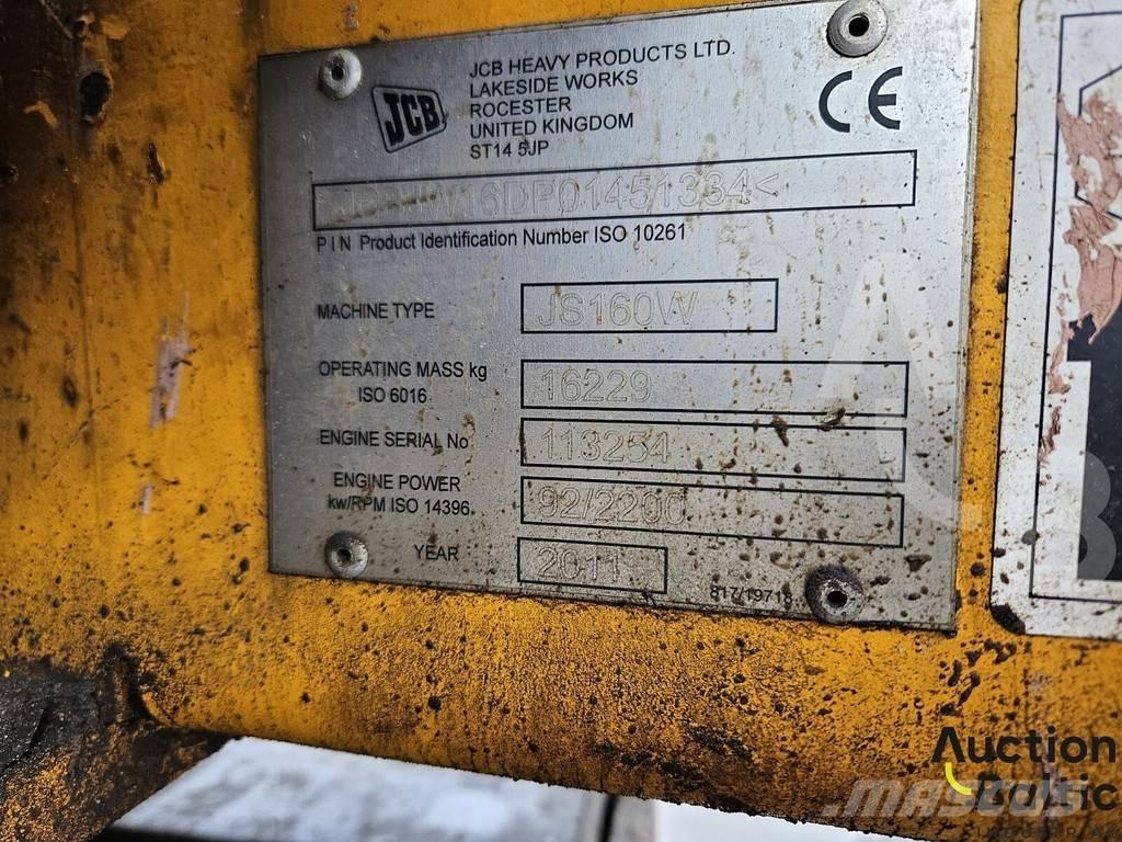 JCB JS 160 W 旋轉式挖土機/掘鑿機/挖掘機