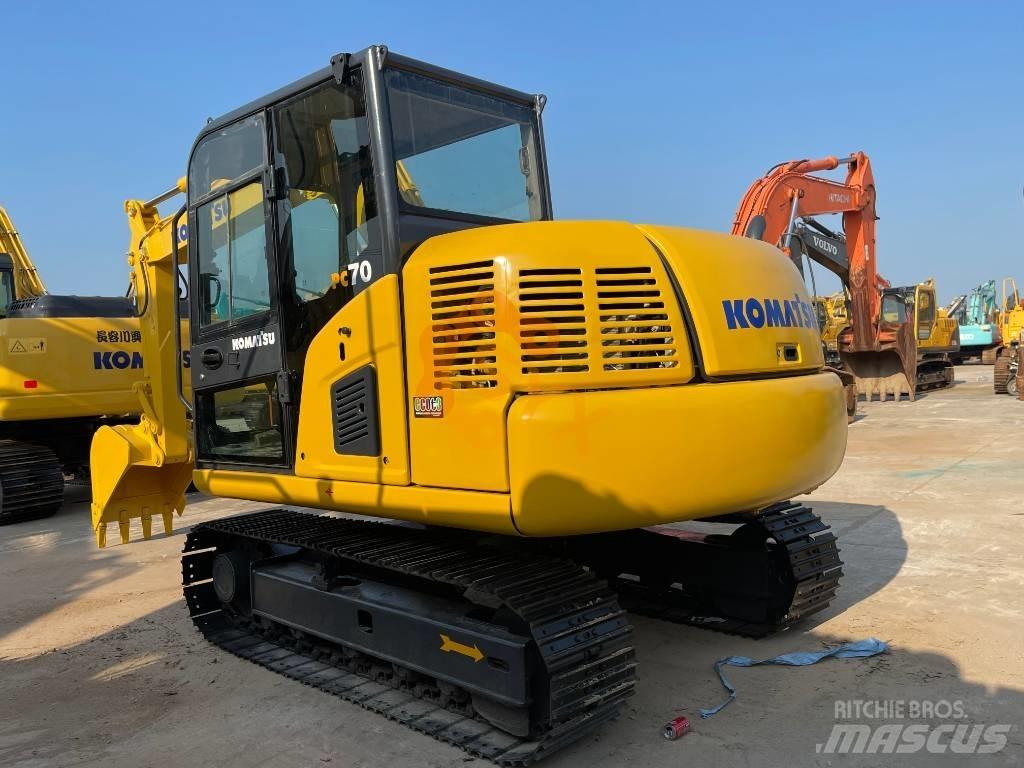 Komatsu PC 70 小型挖土機/掘鑿機<7t(小型挖掘機)