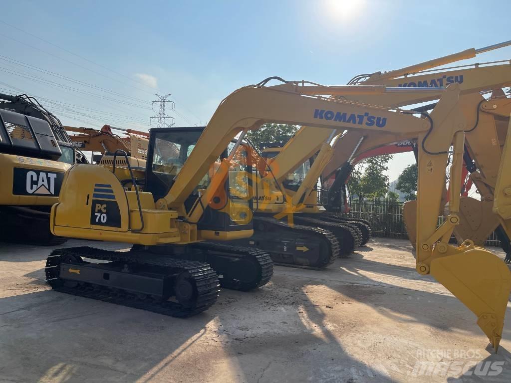Komatsu PC 70 小型挖土機/掘鑿機<7t(小型挖掘機)