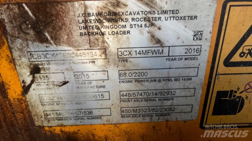 JCB 3 CX 反鏟裝載機
