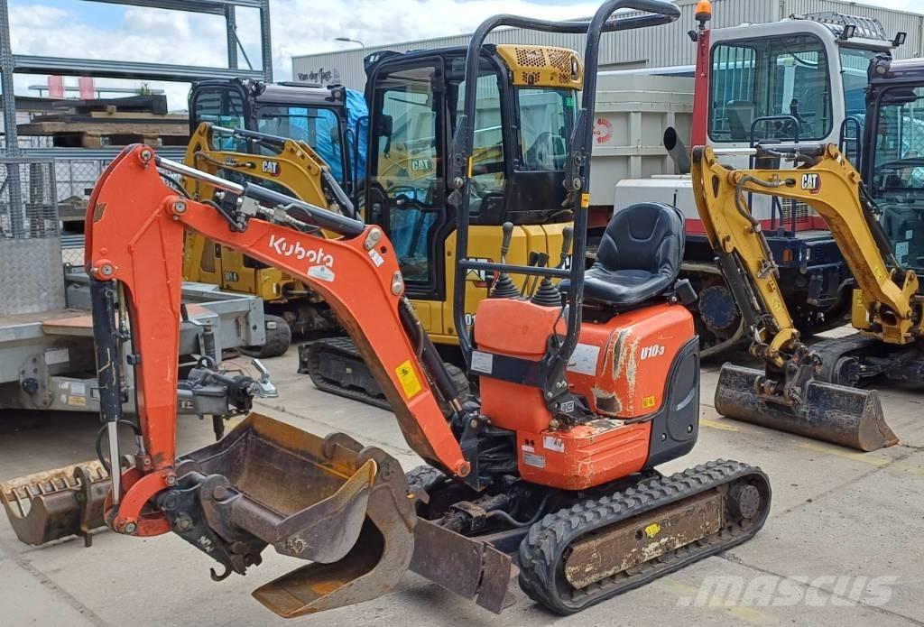 Kubota U 10-3 小型挖土機/掘鑿機<7t(小型挖掘機)