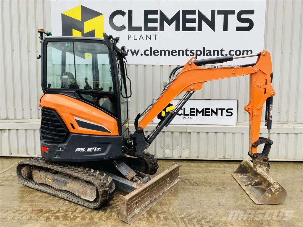 Doosan DX27Z 小型挖土機/掘鑿機<7t(小型挖掘機)