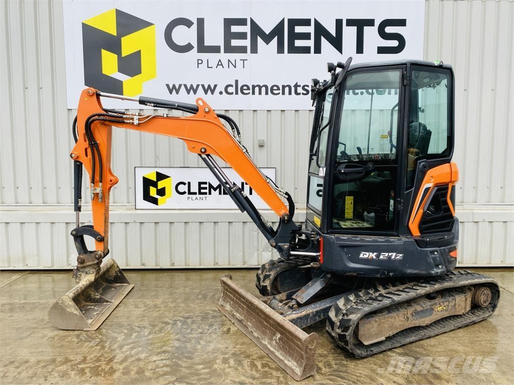 Doosan DX27Z 小型挖土機/掘鑿機<7t(小型挖掘機)