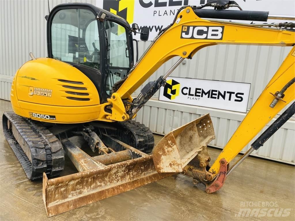 JCB 8050RTS 中型挖土機/掘鑿機/挖掘機 7t-12t