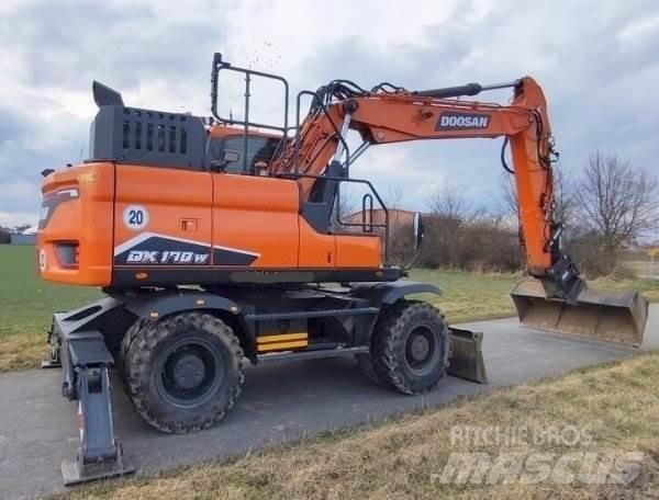 Doosan DX 170 W-7 旋轉式挖土機/掘鑿機/挖掘機