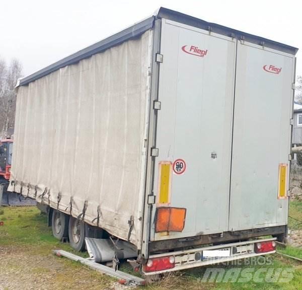 Fliegl TPS 100 平板式/側卸式拖車