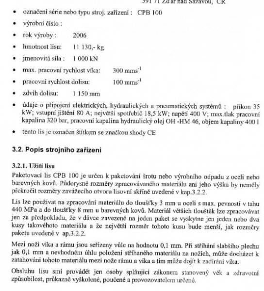  _JINÉ (CZ) ŽĎAS - CPB 100 破碎機