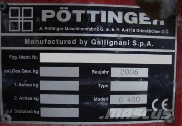  _JINÉ Pottinger - G 400 曳引機