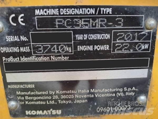 Komatsu PC 35 MR-3 小型挖土機/掘鑿機<7t(小型挖掘機)