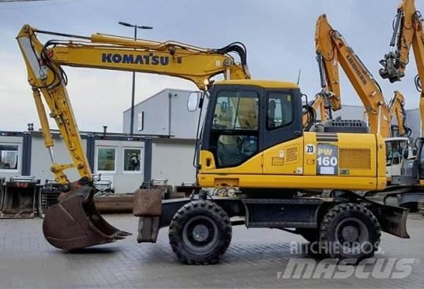 Komatsu PW 160-7E0 旋轉式挖土機/掘鑿機/挖掘機