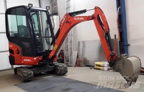 Kubota KX 019-4 小型挖土機/掘鑿機<7t(小型挖掘機)