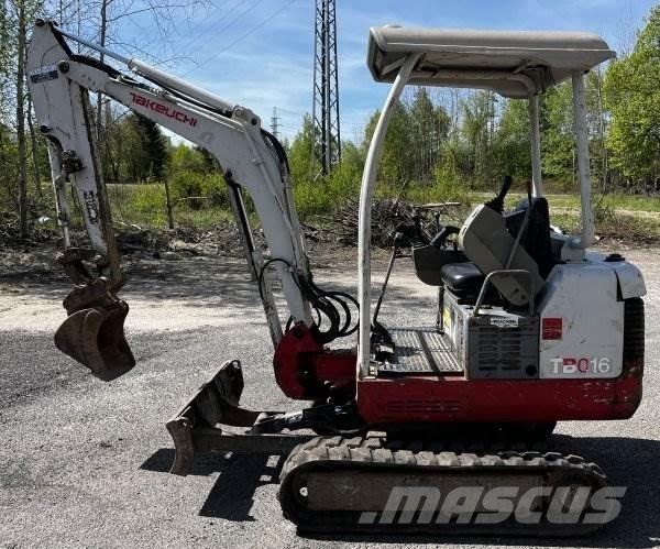Takeuchi TB 016 小型挖土機/掘鑿機<7t(小型挖掘機)