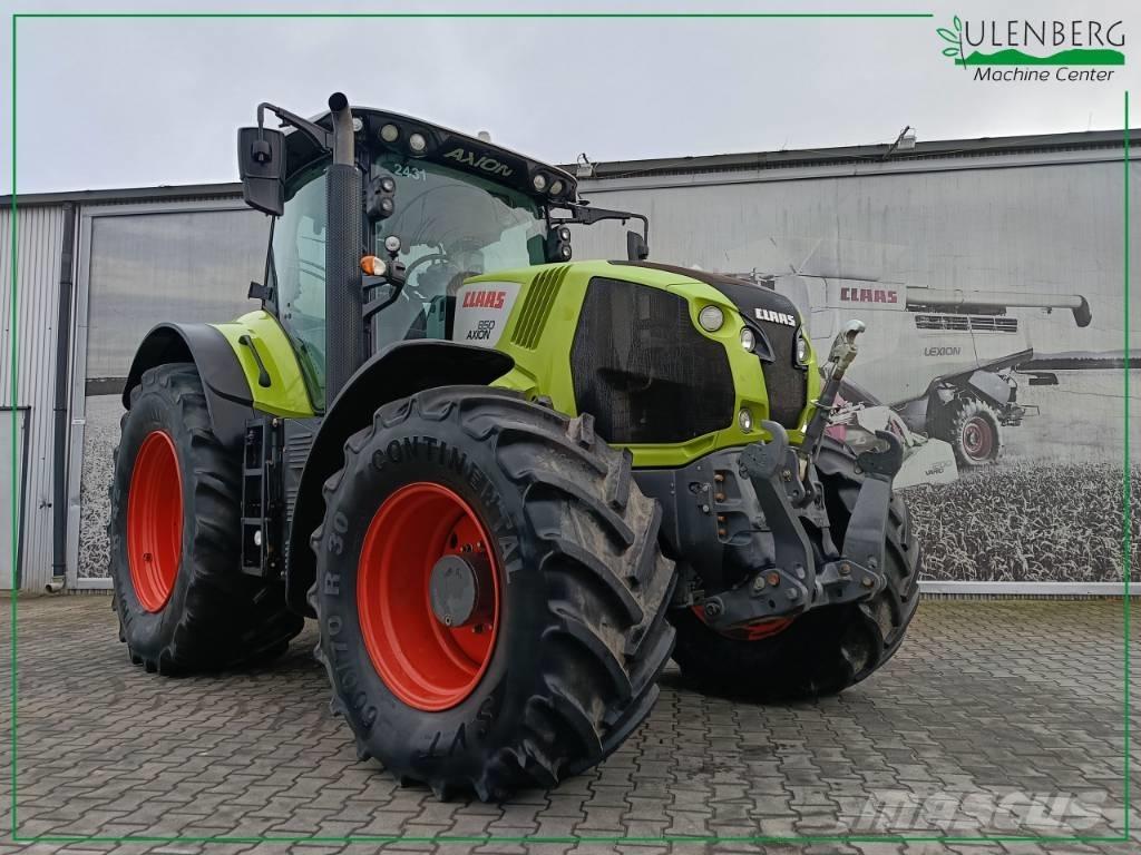 CLAAS Axion 850 CIS 曳引機
