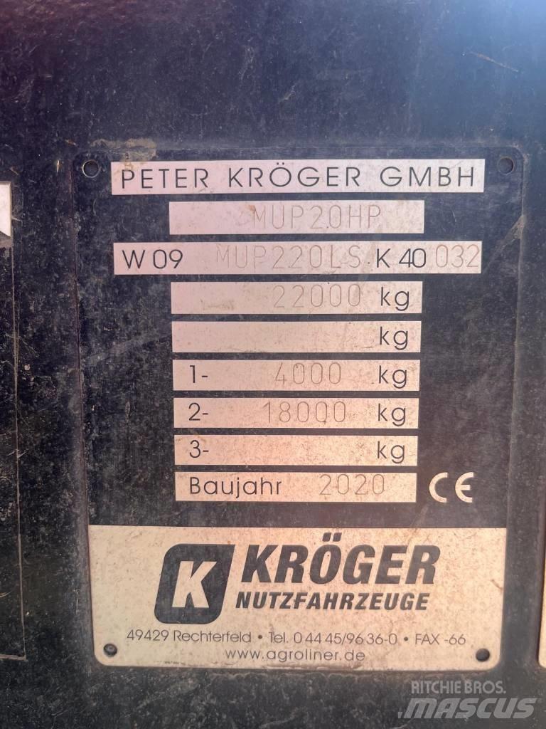 Kröger MUP 20 傾卸式拖車