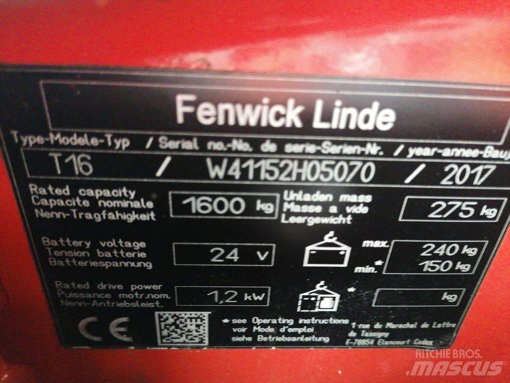 Linde T16 低架升降機