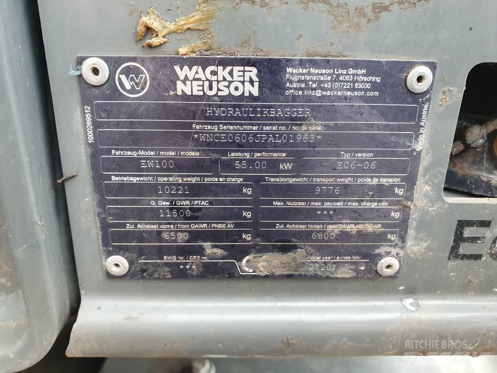 Wacker Neuson EW100 旋轉式挖土機/掘鑿機/挖掘機