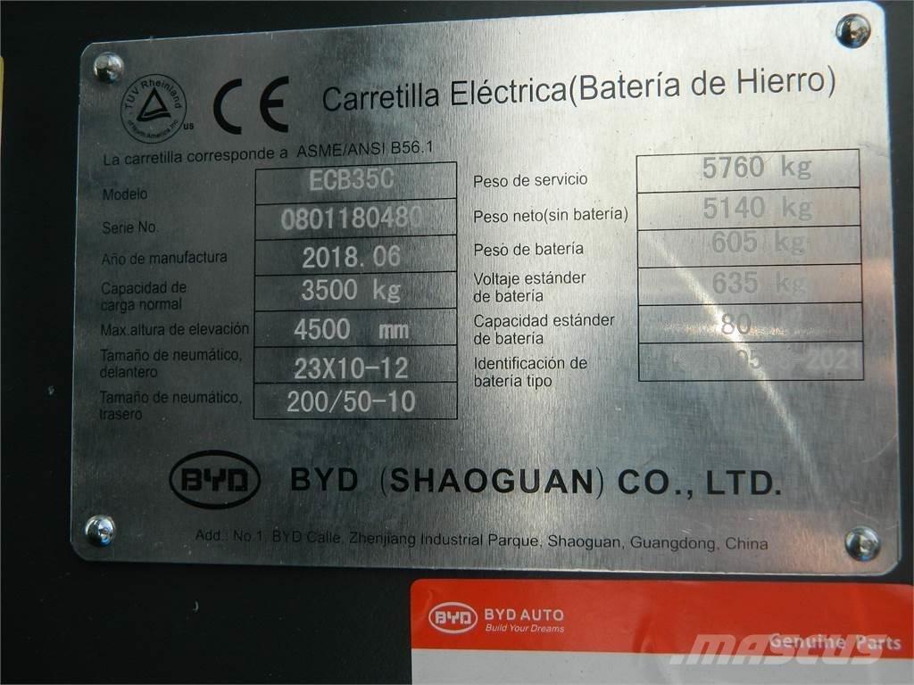 BYD ECB35C 電動堆高機