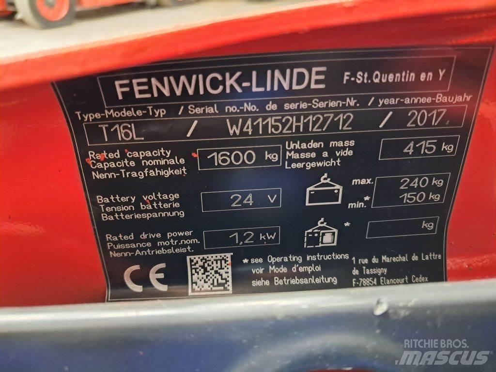 Linde T16L 低架升降機
