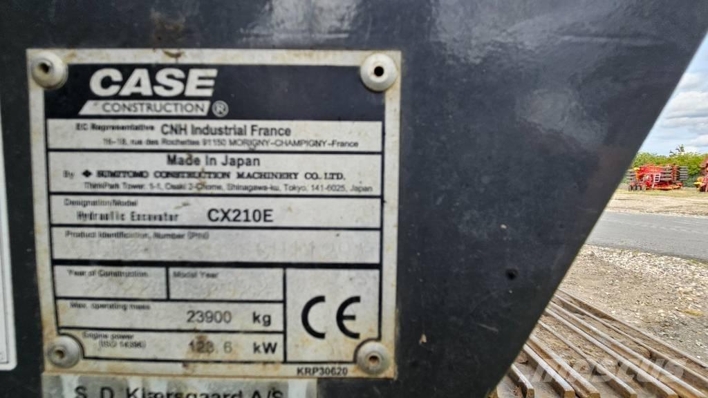 CASE CX 210 E 履帶式 挖土機/掘鑿機/挖掘機