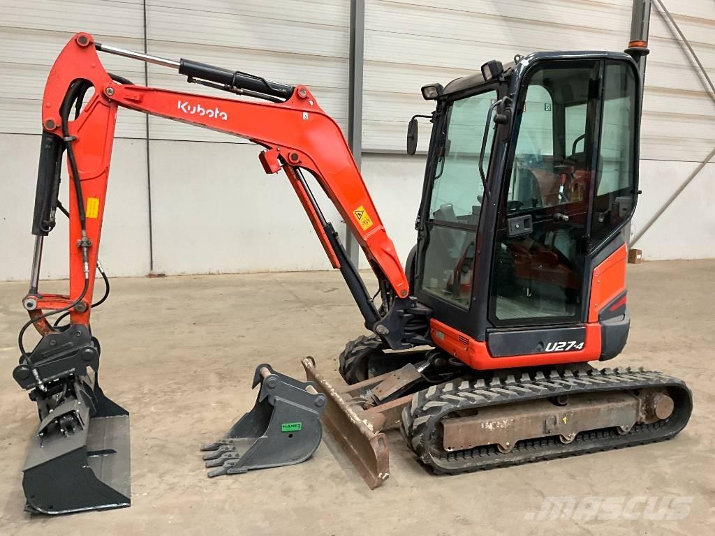 Kubota U 27-4 小型挖土機/掘鑿機<7t(小型挖掘機)