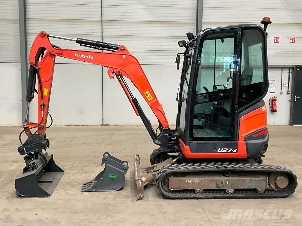 Kubota U 27-4 小型挖土機/掘鑿機<7t(小型挖掘機)