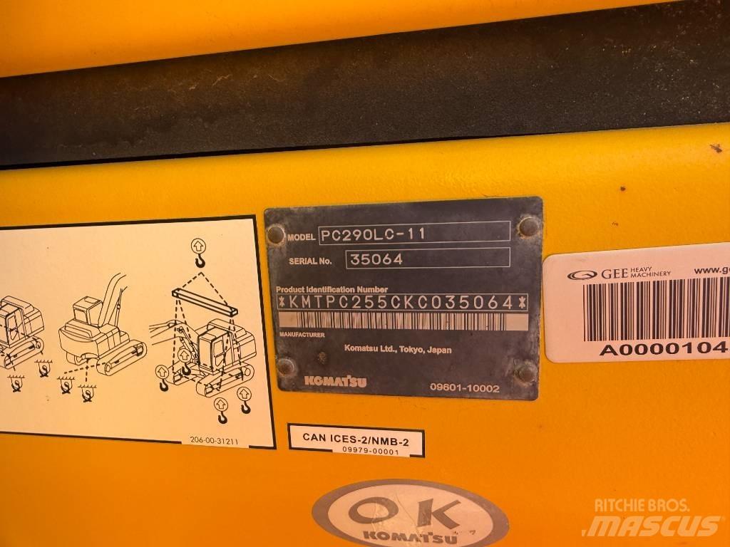 Komatsu PC290LC-11 履帶式 挖土機/掘鑿機/挖掘機