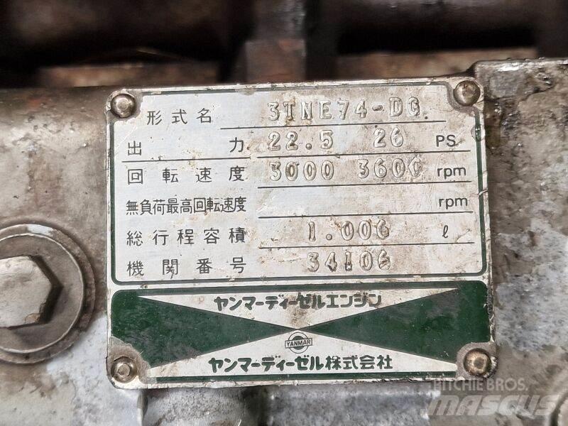 Yanmar 3TNE74-DG 引擎/發動機