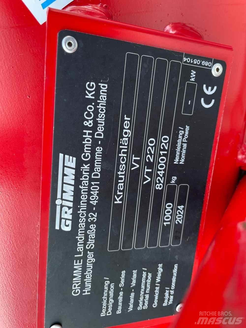 Grimme VT 220F 其他農業機械