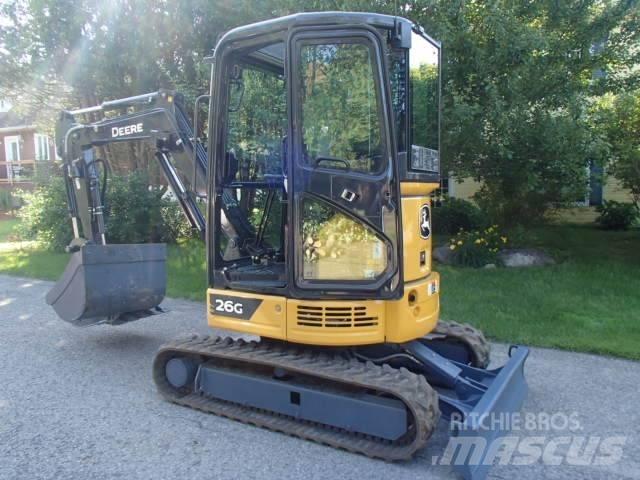 John Deere 26G 小型挖土機/掘鑿機<7t(小型挖掘機)