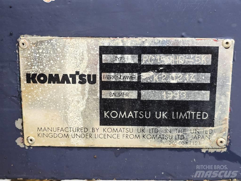 Komatsu PC 150 HD-5K 履帶式 挖土機/掘鑿機/挖掘機