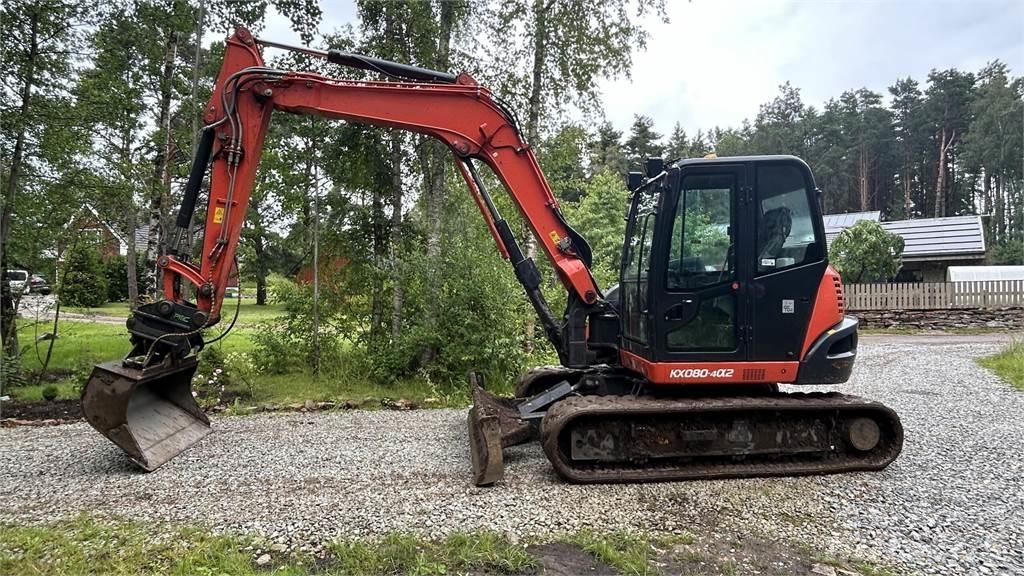Kubota KX080 – 4a2 小型挖土機/掘鑿機<7t(小型挖掘機)
