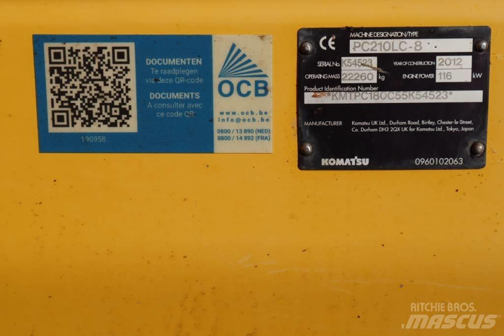 Komatsu PC 210 LC-8 履帶式 挖土機/掘鑿機/挖掘機