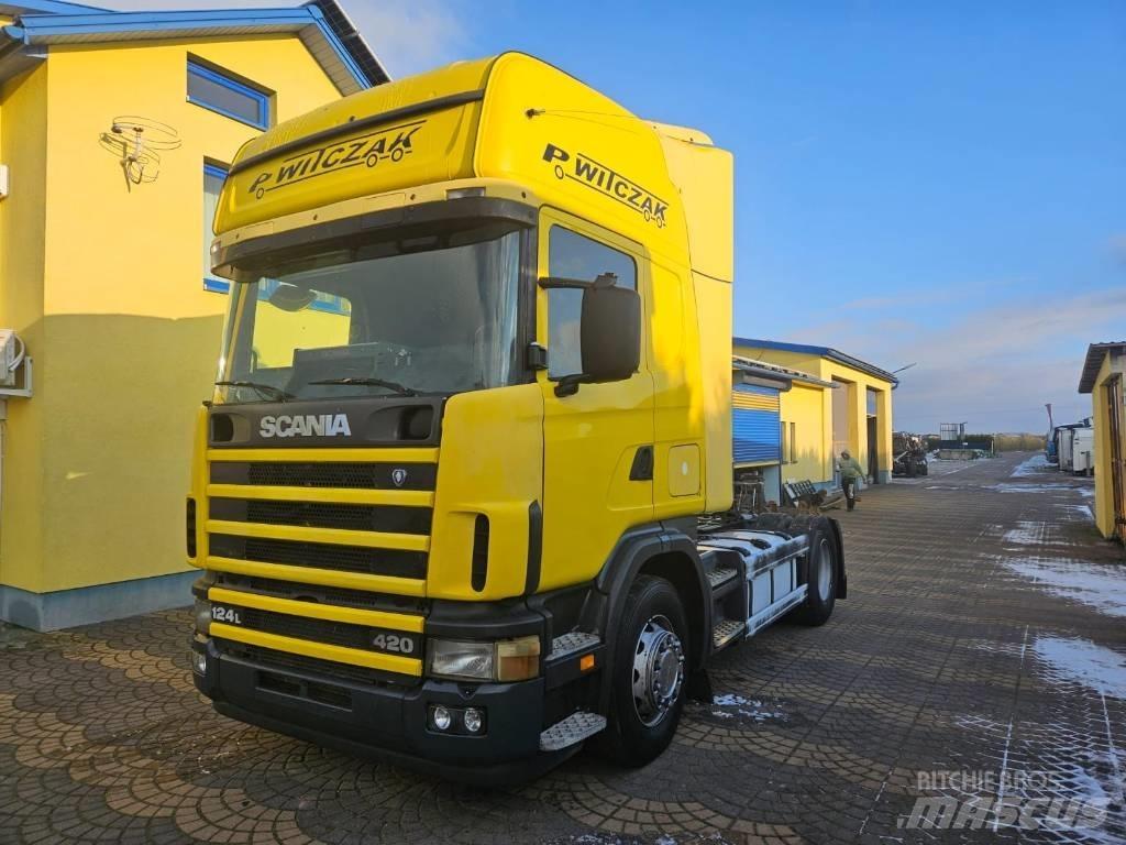 Scania 124 L 420 曳引機組件